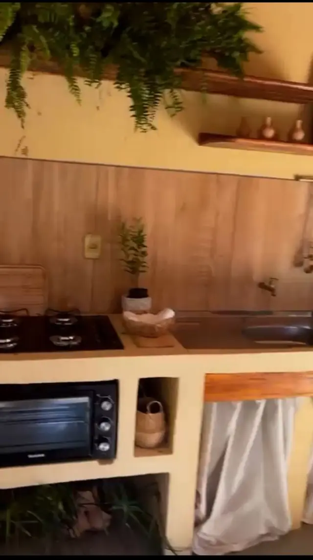 Cozinha do chalé Águasse